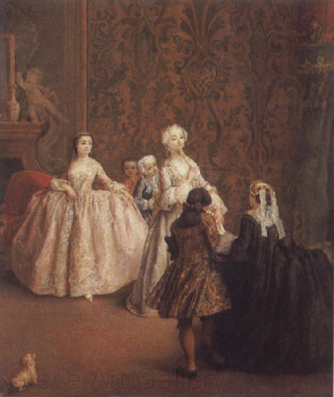 Pietro Longhi The introduction Spain oil painting art